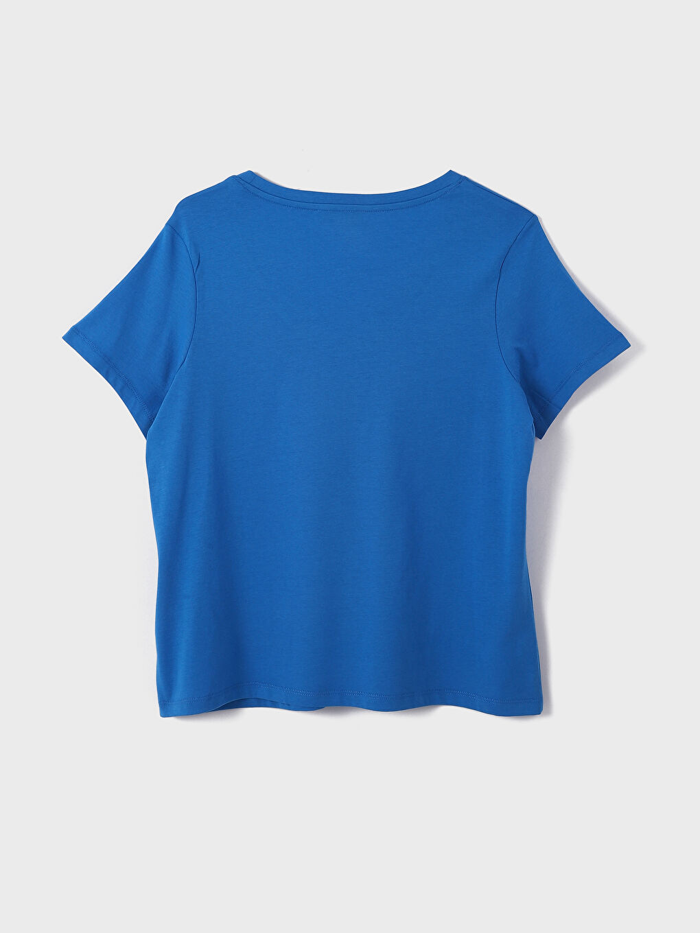 Crew Neck Plain Short Sleeve Women's T-Shirt -S4JC65Z8-H0U