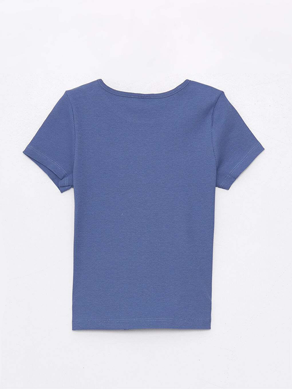LCW ECO Crew Neck Basic Short Sleeve Girls' T-Shirt -S4JD07Z4-H6T