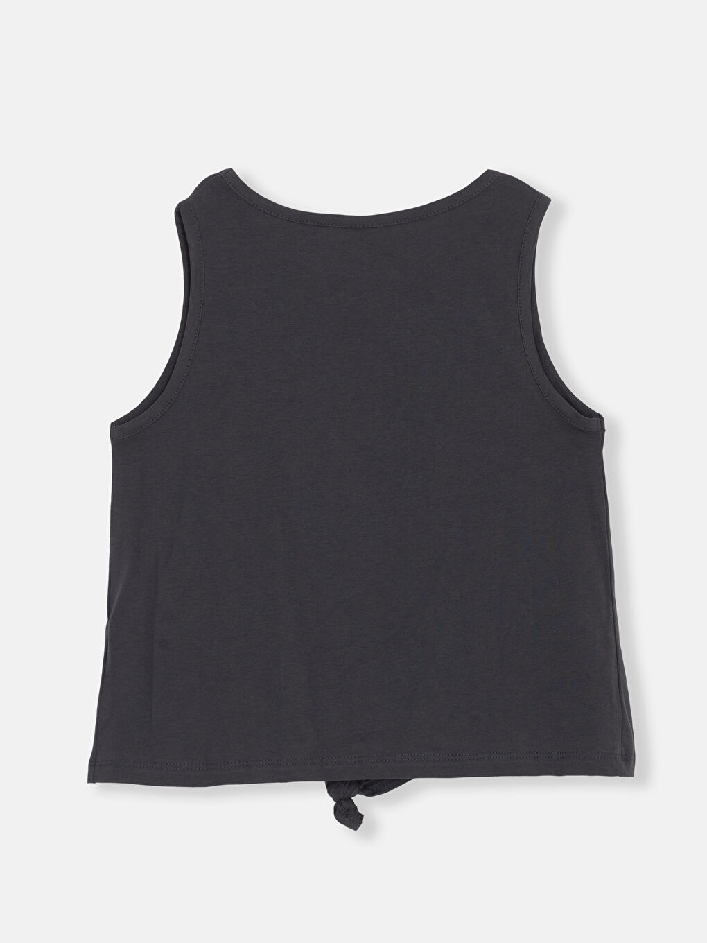 Crew Neck Printed Girls' Crop Tank Top-1