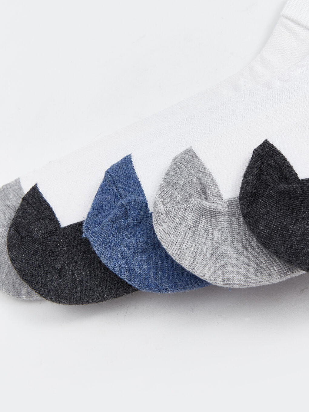 Color Block Men's Trainer Socks 5 Pack-2