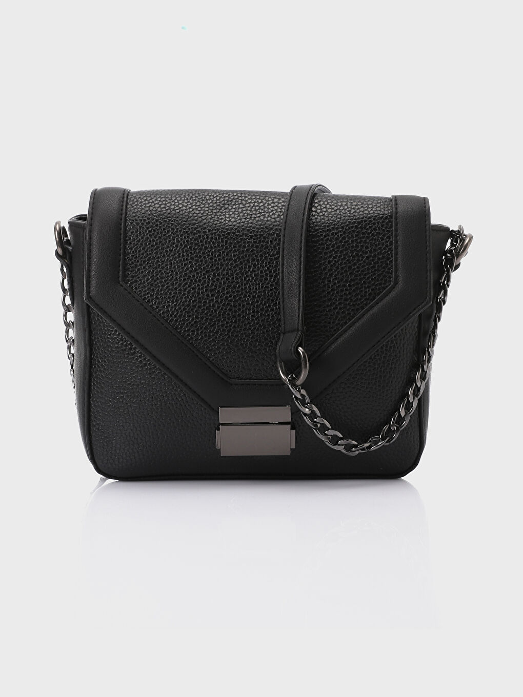 Leather-Look Women's Shoulder Bag-1