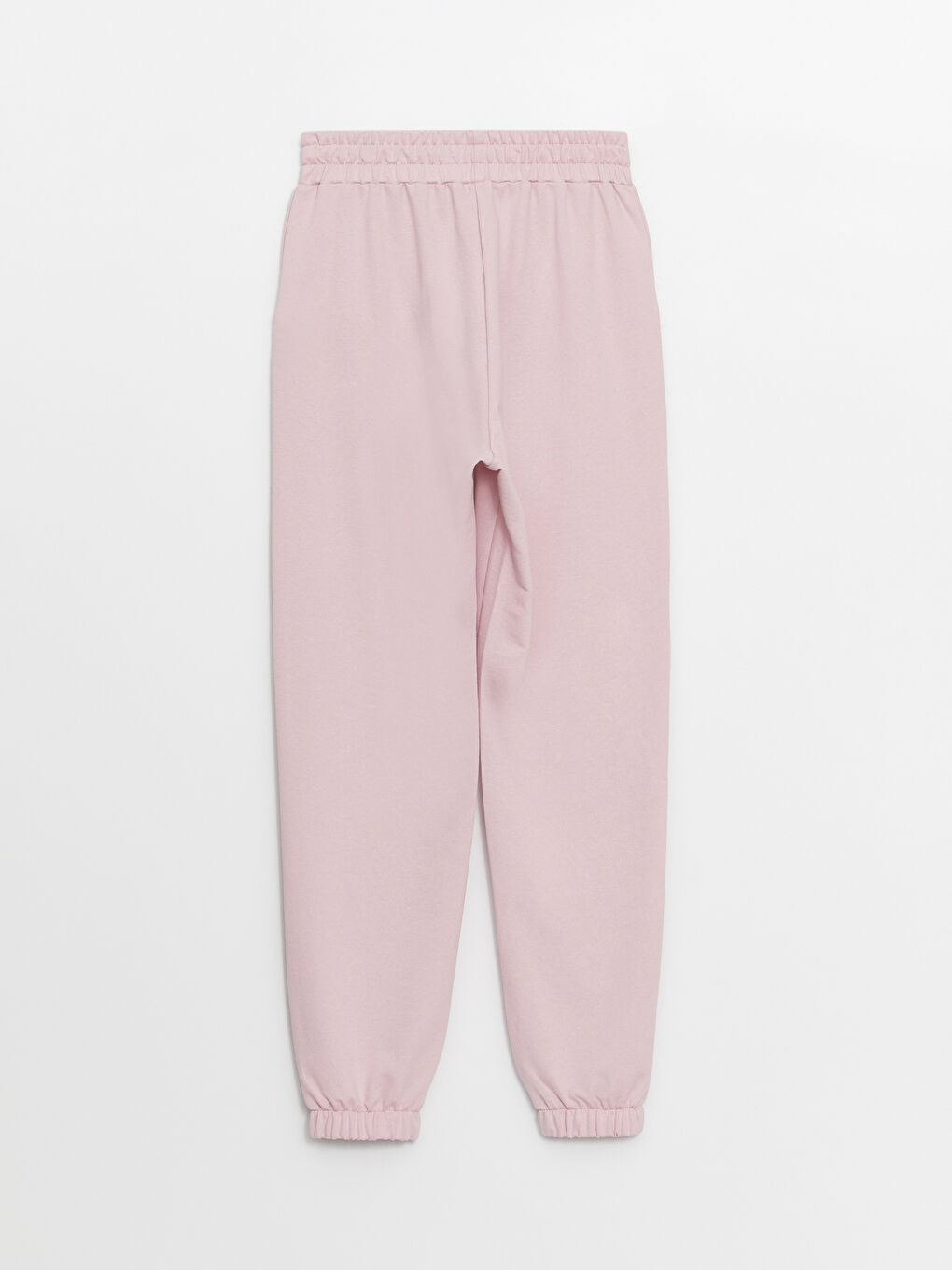 Women's Elasticated Waist Plain Jogger Sweatpants-6