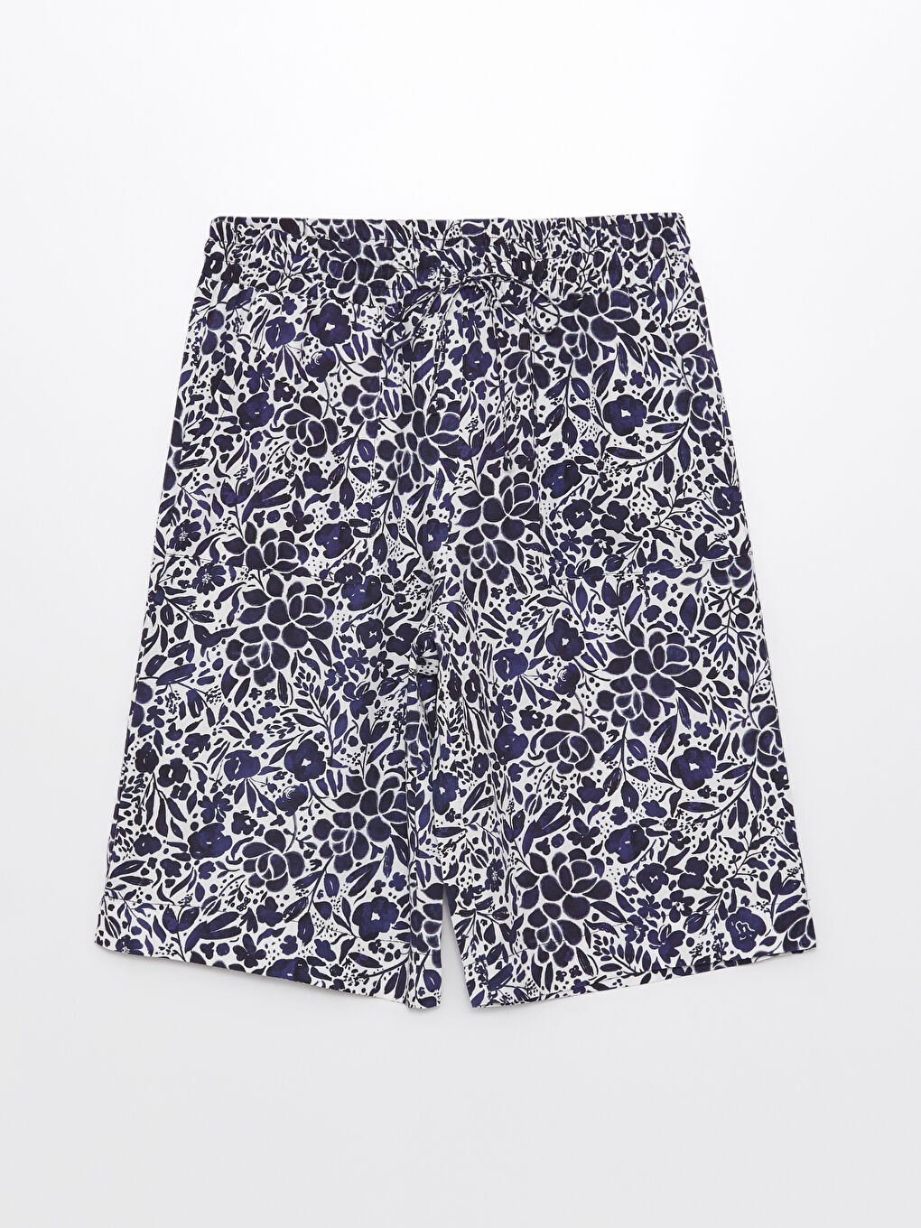 Women's Elastic Waist Patterned Shorts -S4JF07Z8-LQQ