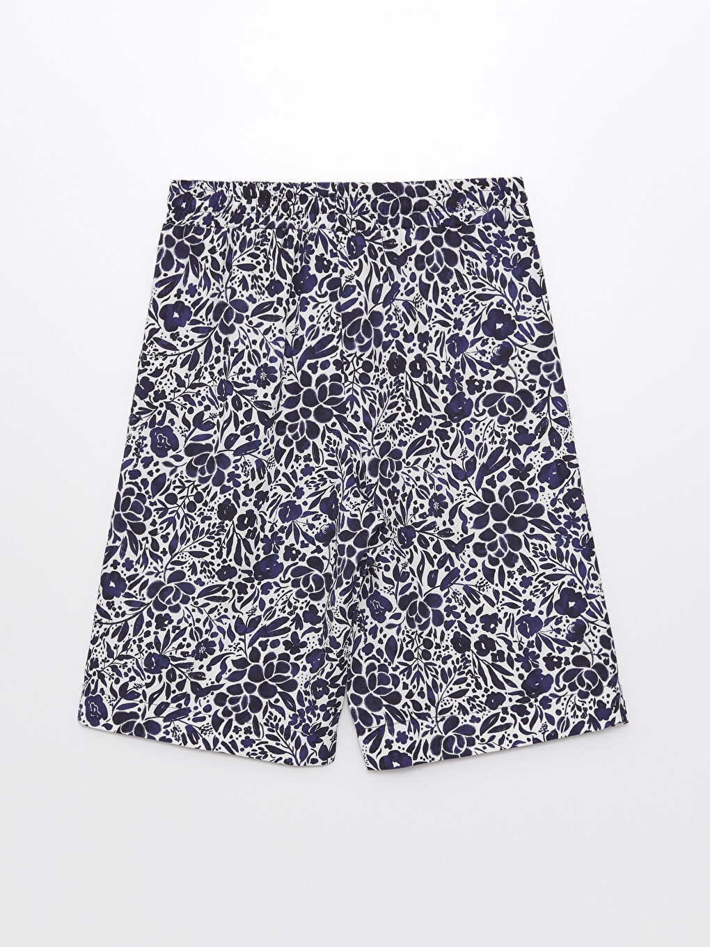 Women's Elastic Waist Patterned Shorts -S4JF07Z8-LQQ