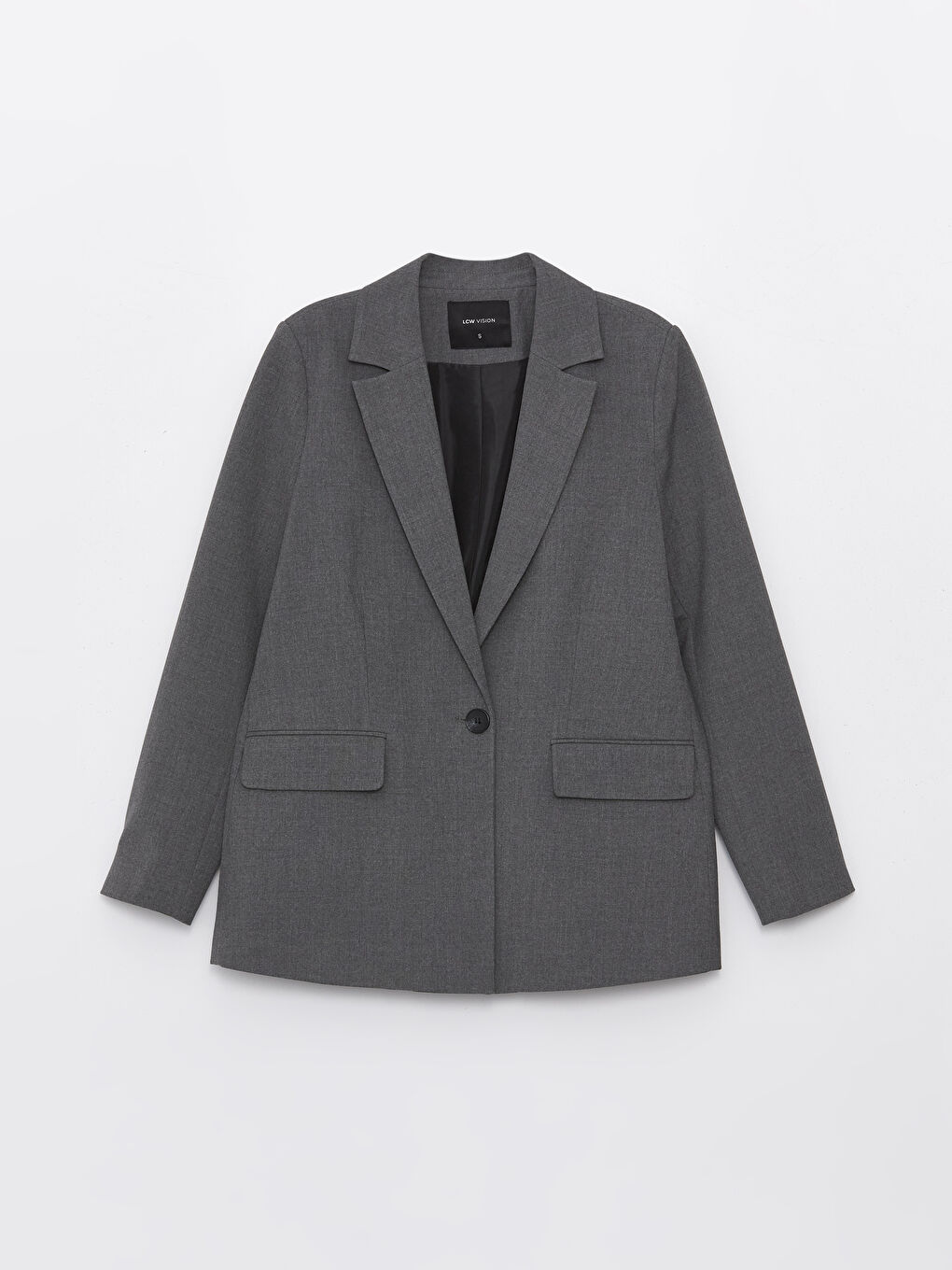 LC Waikiki Plain Long Sleeve Women's Blazer Jacket -S4JF97Z8-JMD