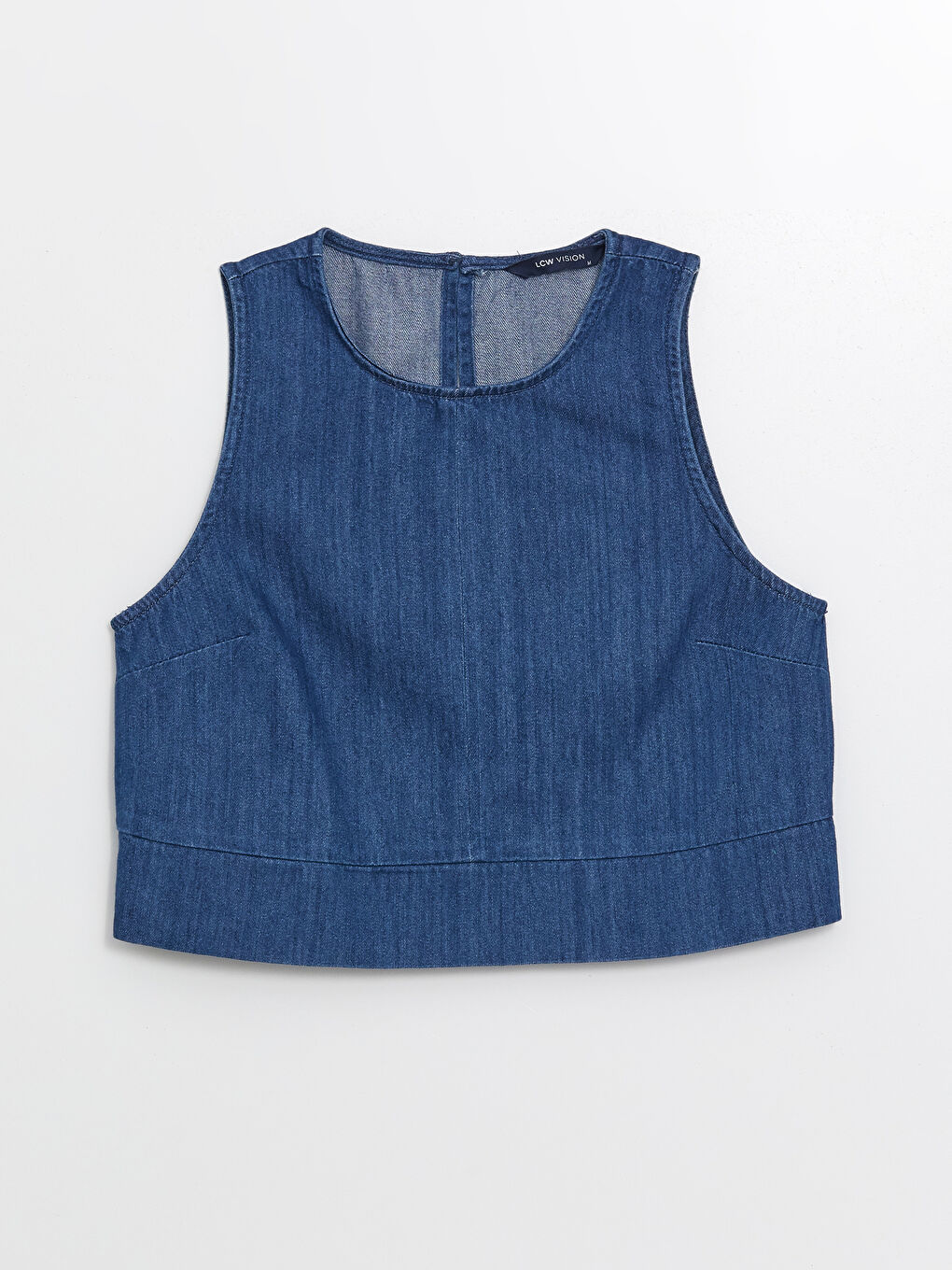 Women's Crew Neck Straight Jean Crop -S4JG46Z8-507