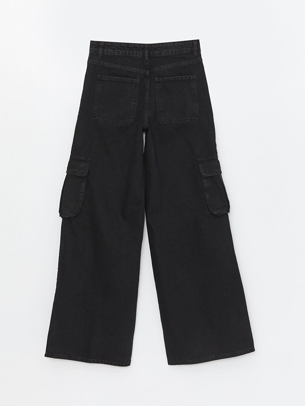 Wideleg Women's Cargo Jean Pants -S4JG57Z8-327