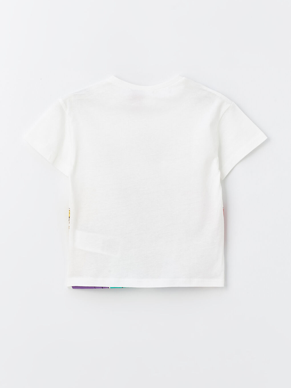 Crew Neck Cinderella Printed Short Sleeve Baby Girls' T-Shirt -S4JH18Z1-R9J