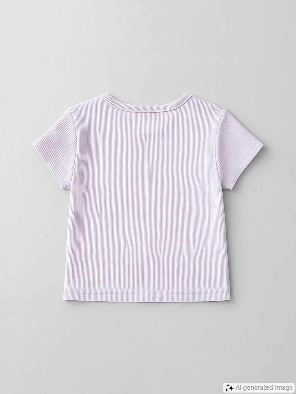 Crew Neck Textured Women's Crop Top-1