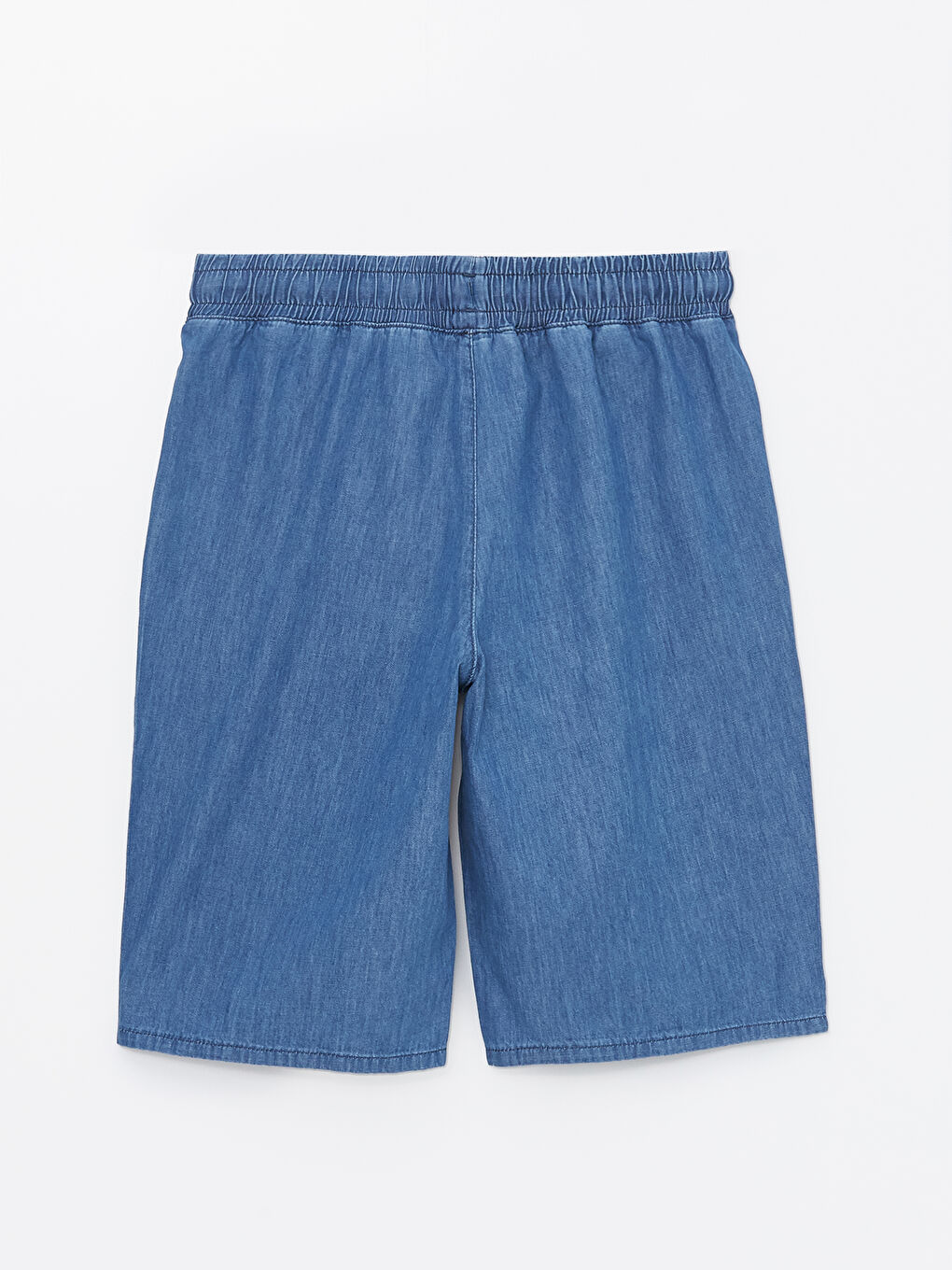 Women's Straight Elastic Waist Jean Shorts -S4JH61Z8-563