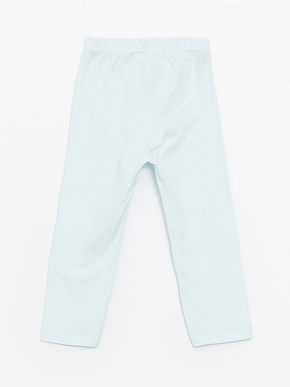 Mavi Beli Lastikli Erkek Bebek Pijama Alt 2'li-4