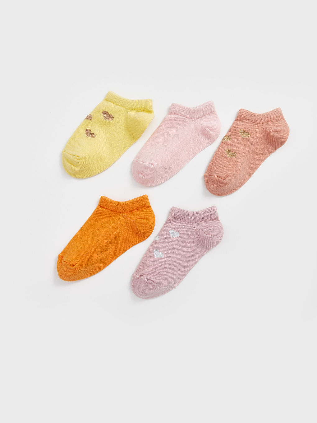 Printed Baby Boys Trainer Socks 5 Pack