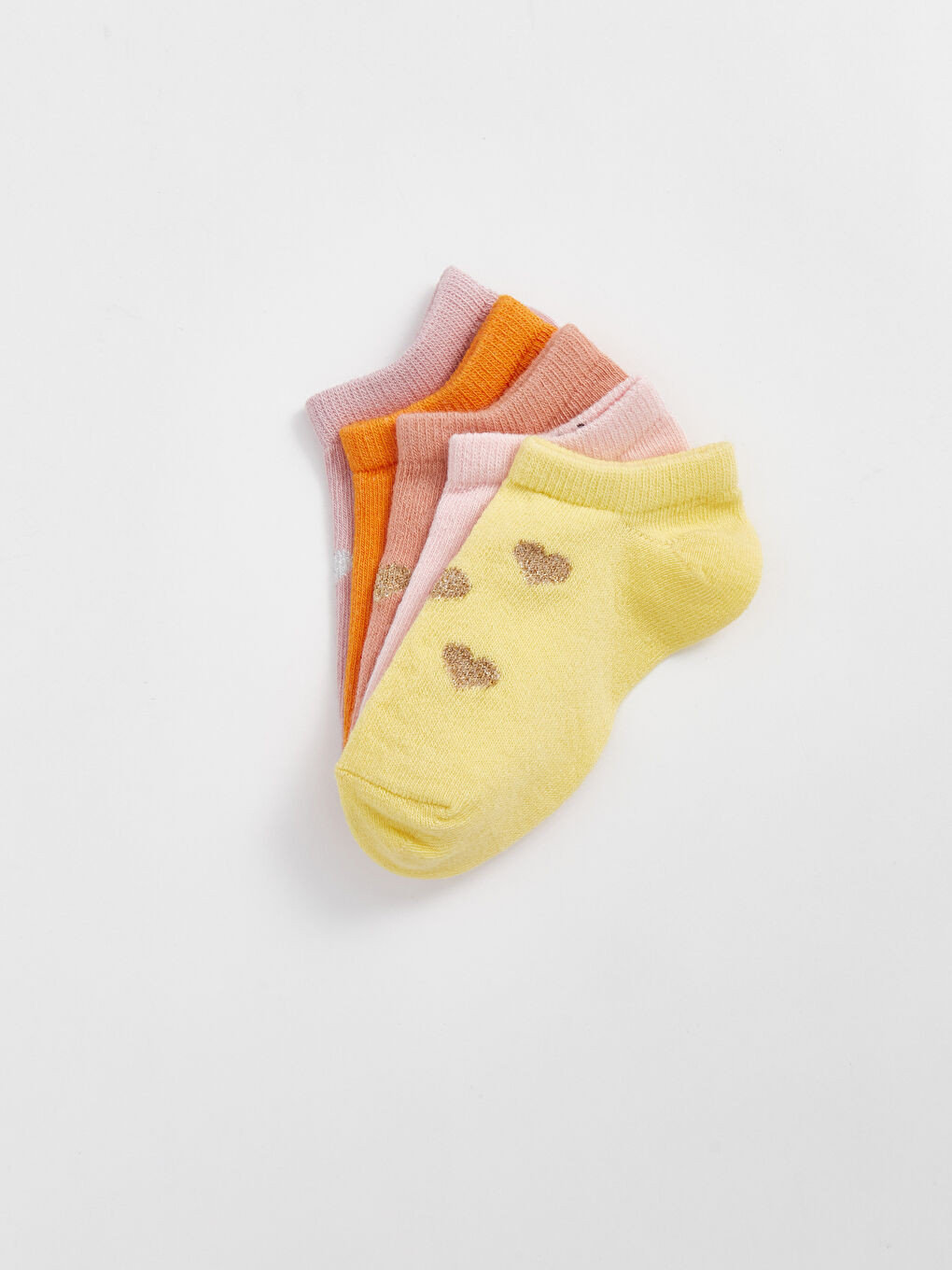 Printed Baby Boys Trainer Socks 5 Pack-1