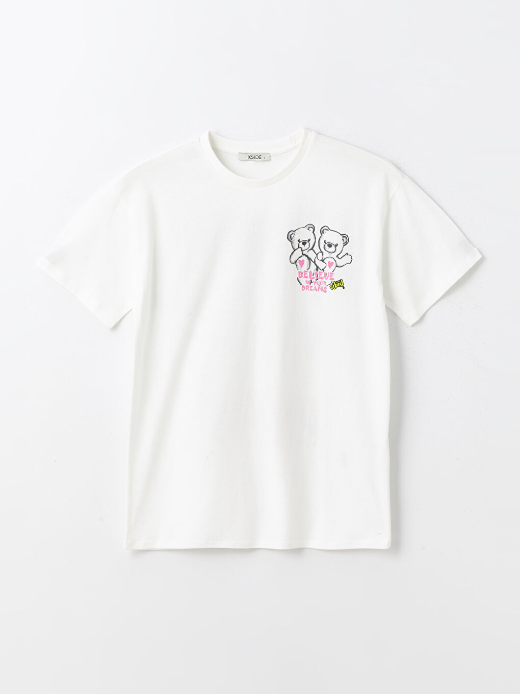 Crew Neck Printed Short Sleeve Women's T-Shirt -S4JI39Z8-R9J