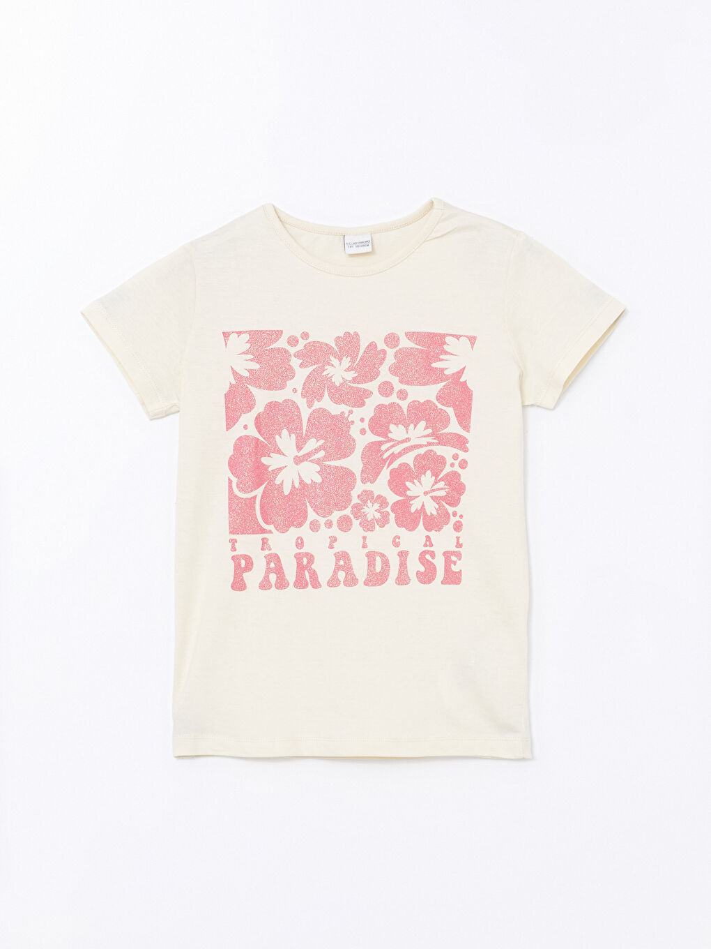 Crew Neck Girls' T-Shirt