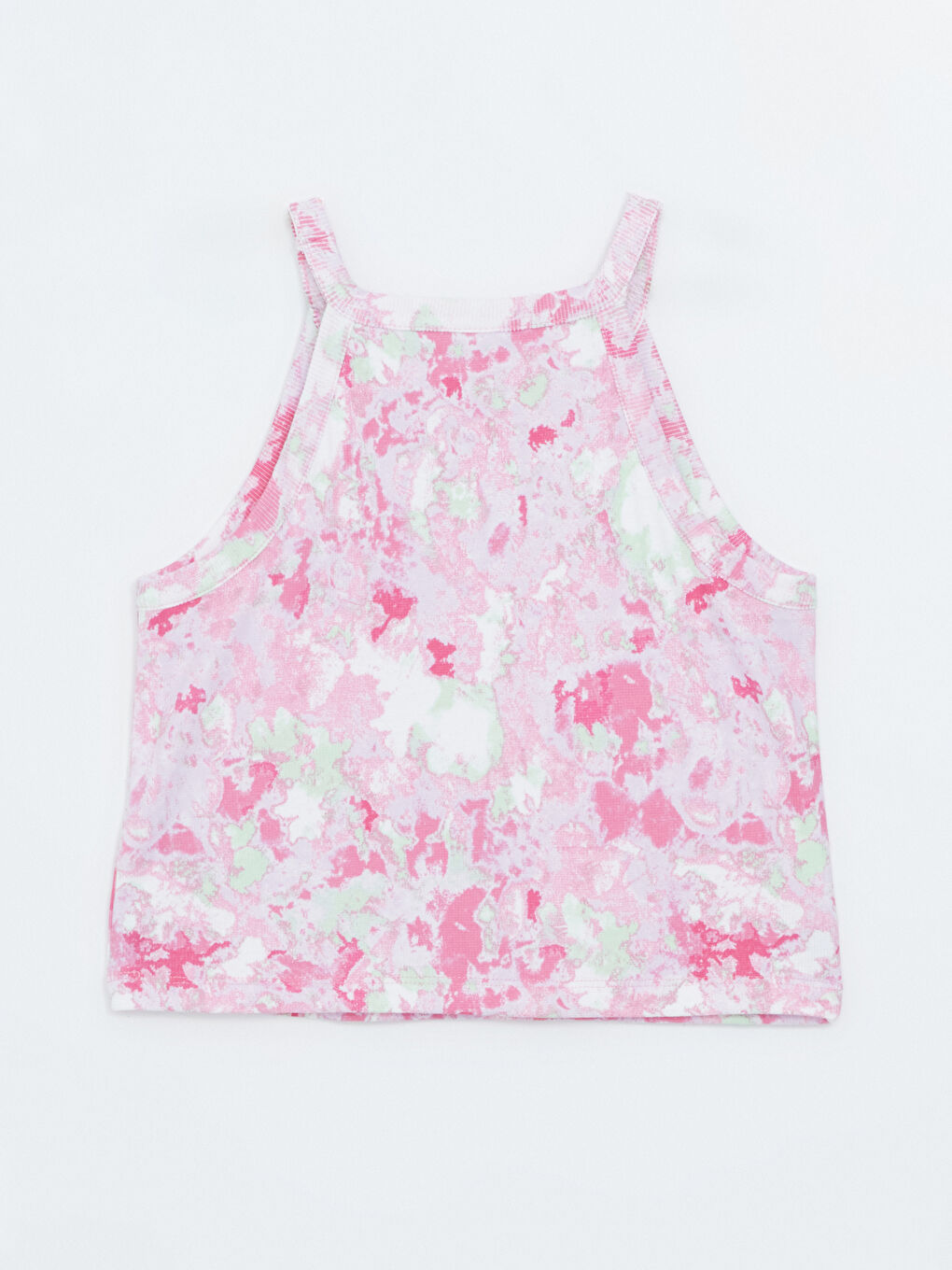 Patterned Halter Neck Girls' Tank Top-2