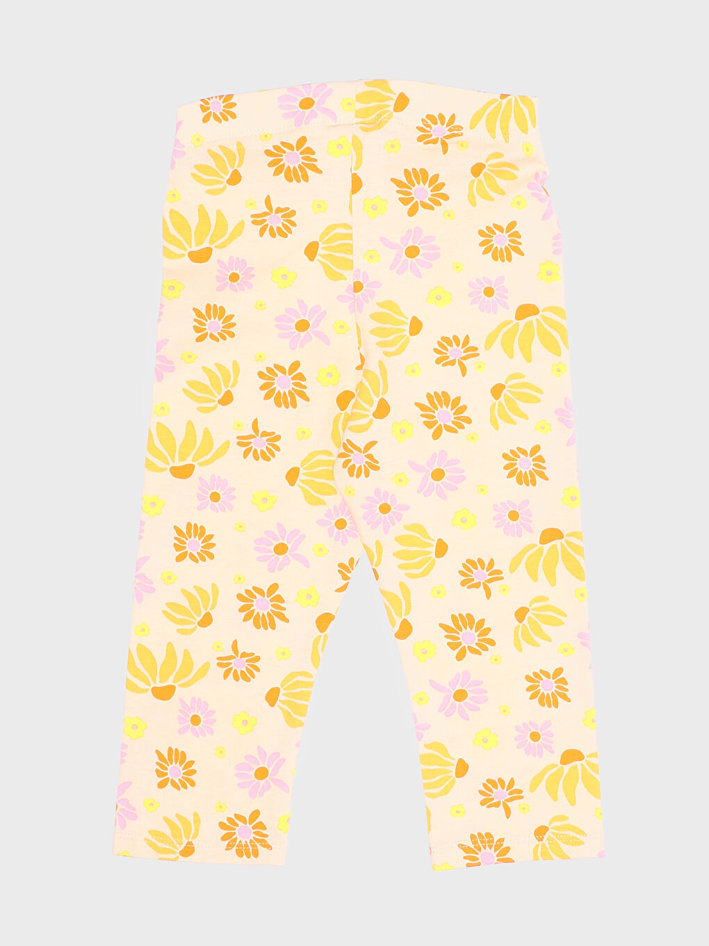 LCW Kids Elasticated Waist Floral Girls' Leggings -S4JI79Z4-LUG