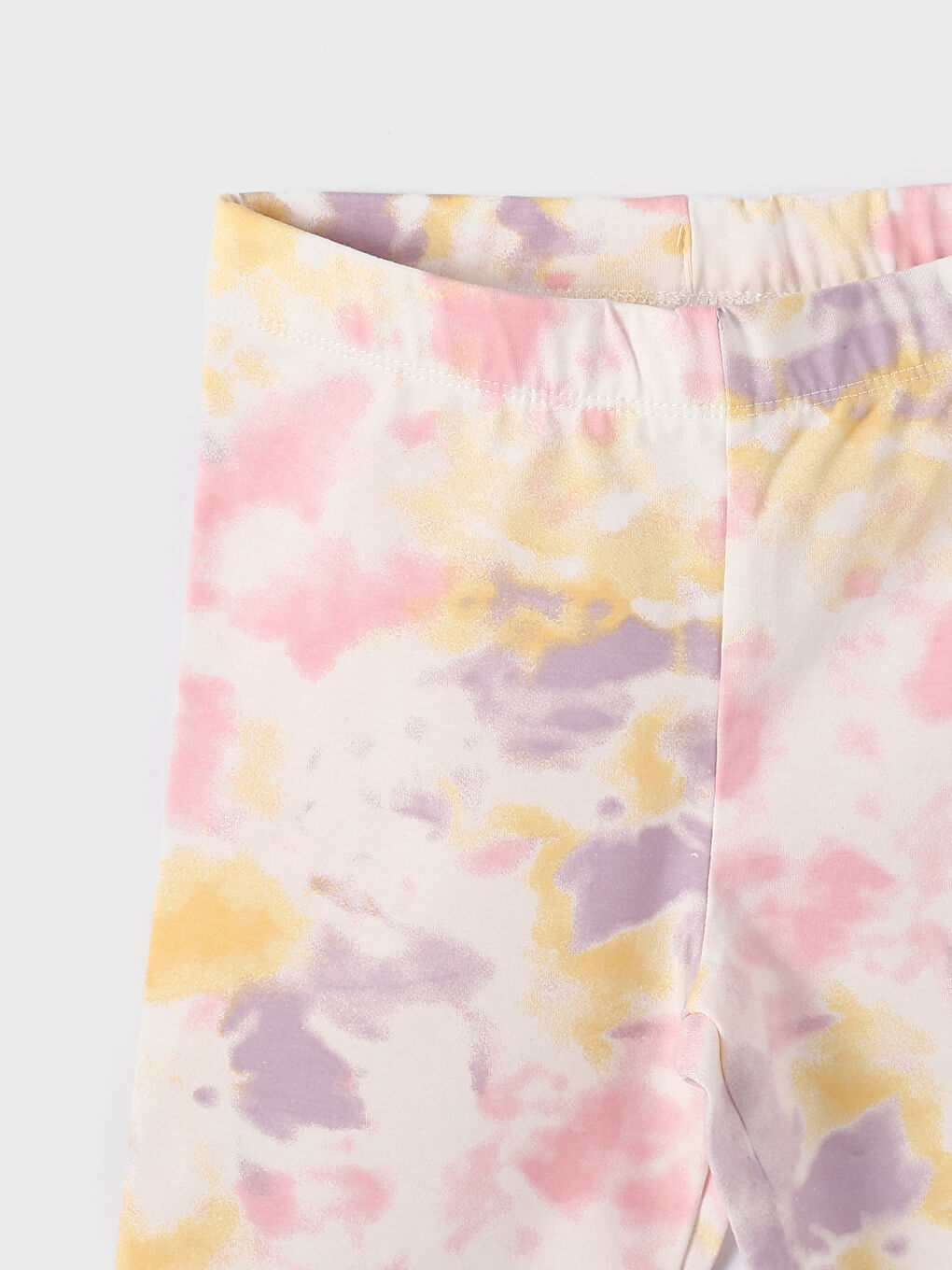 Elasticated Waist Printed Girls' Leggings-2