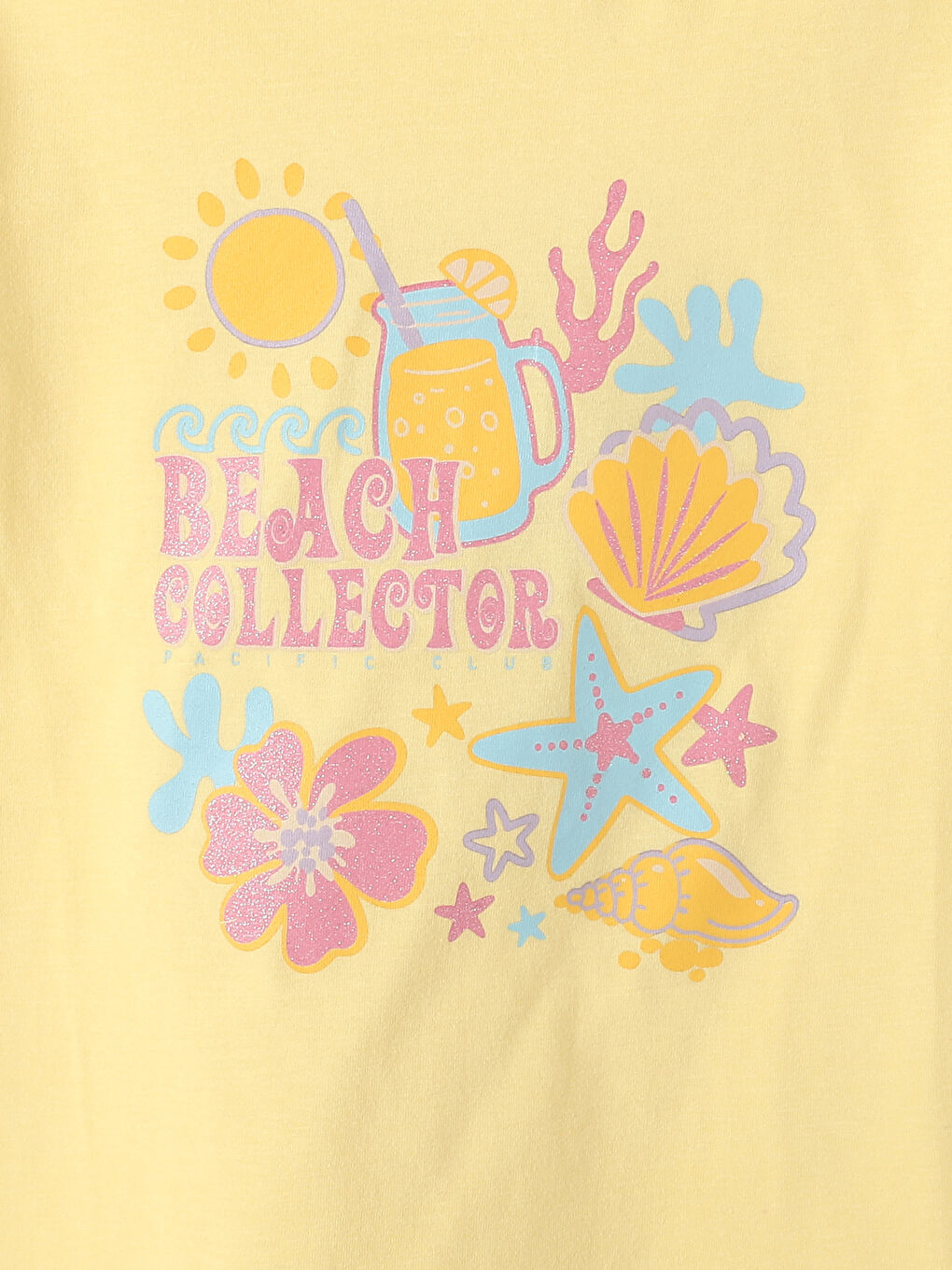 Crew Neck Printed Short Sleeve Girls' T-Shirt-3