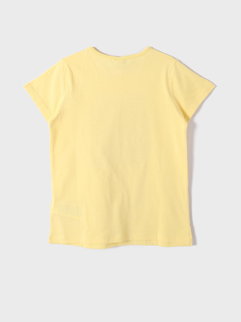 Crew Neck Printed Short Sleeve Girls' T-Shirt-1