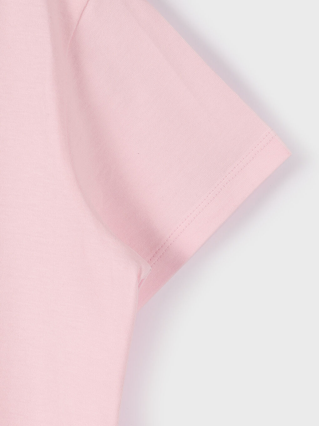 Crew Neck Printed Short Sleeve Girls' T-Shirt-1