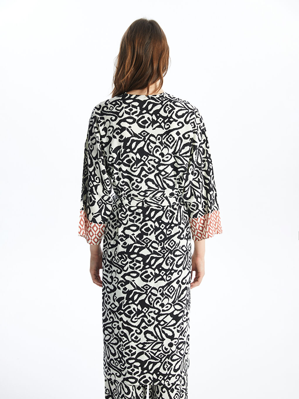 LCWAIKIKI Classic Šal kragna Uzorak Preveliko Ženski Kimono -S4JJ12Z8-LQJ