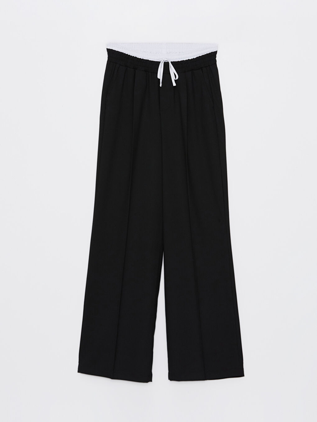 Elastic Waist Regular Bell-Bottoms Women's Trousers -S4JJ83Z8-CVL