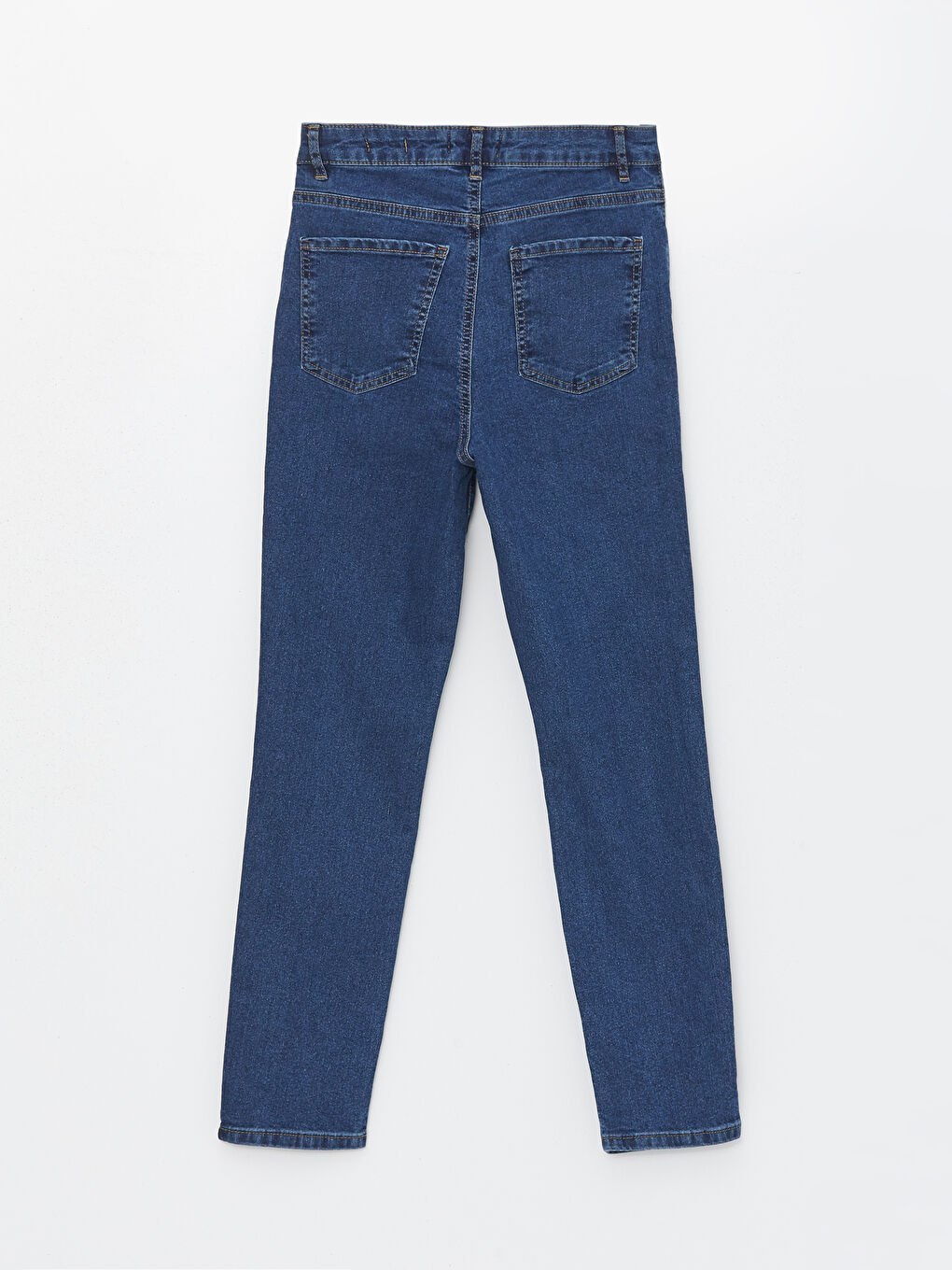 LCW ECO Orta İndigo Rodeo Slim Mom Kadın Jean Pantolon - 6