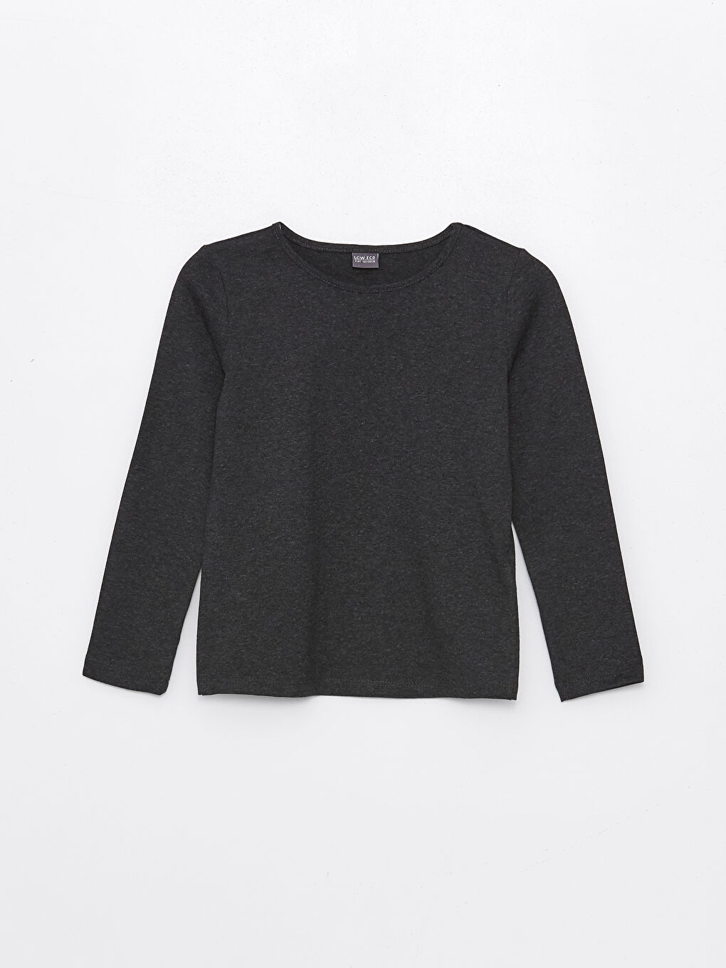 Crew Neck Basic Long Sleeve Girl T-shirt -S4JK94Z4-YG5