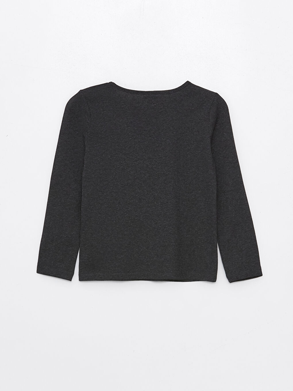 Crew Neck Basic Long Sleeve Girl T-shirt -S4JK94Z4-YG5