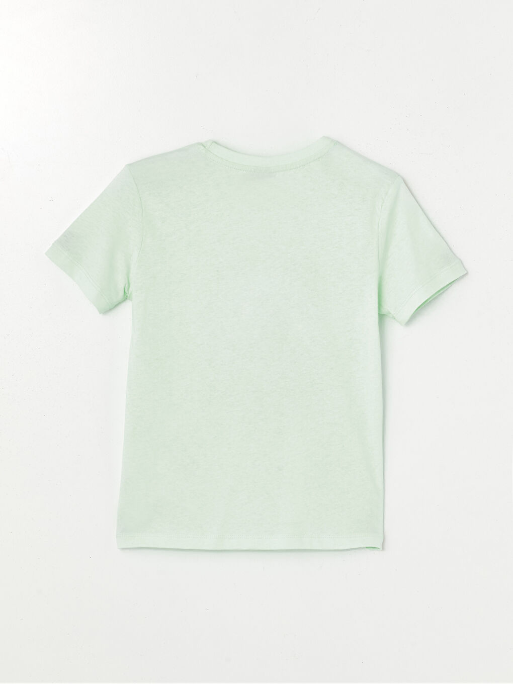 Turkuaz Bisiklet Yaka Baskılı Kısa Kollu Erkek Çocuk Tişört-1