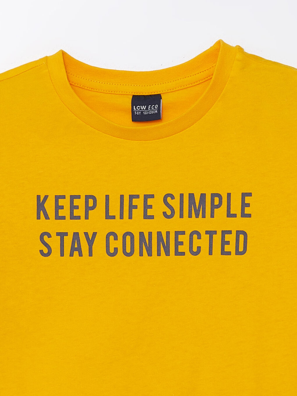 Crew Neck Printed Short Sleeve Boys' T-Shirt-2