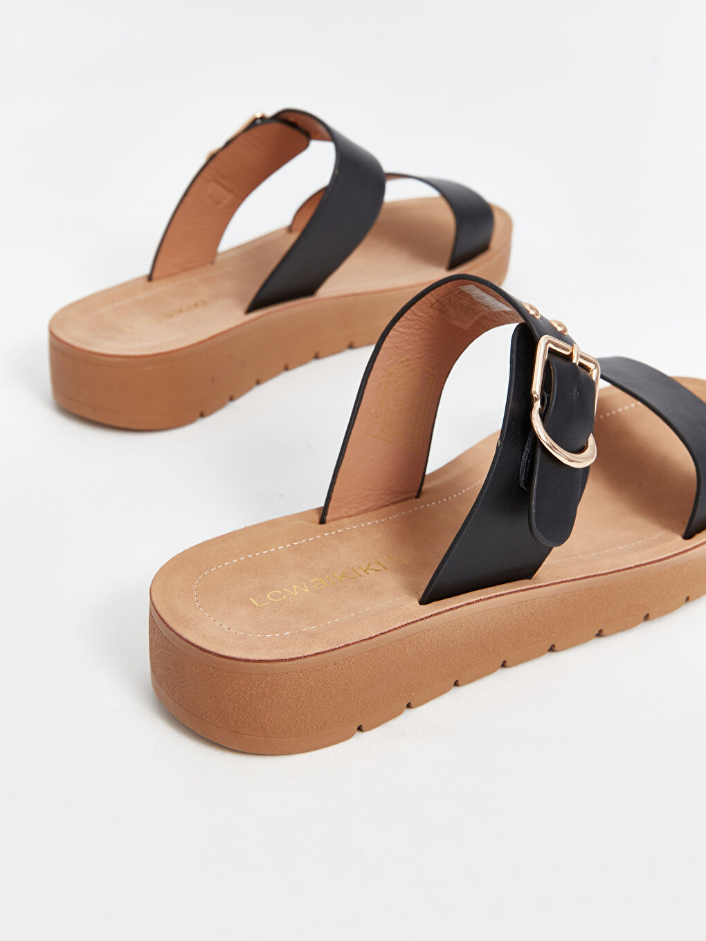 Double Strap Women's Sliders -S4JL16Z8-CVL