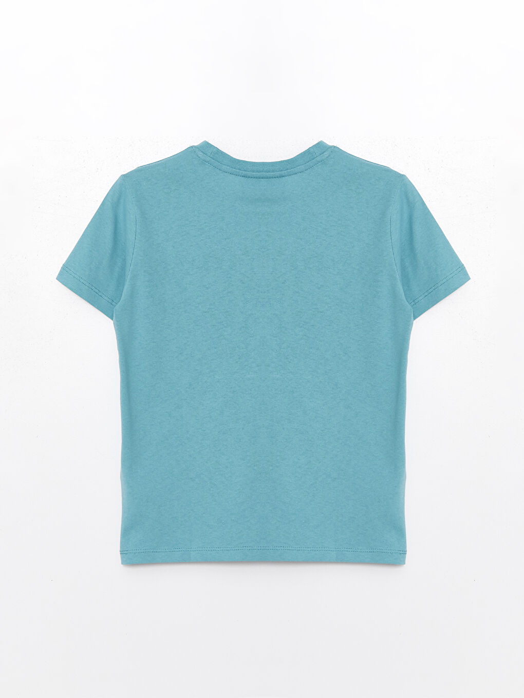 Crew Neck Printed Short Sleeve Boys' T-Shirt-1