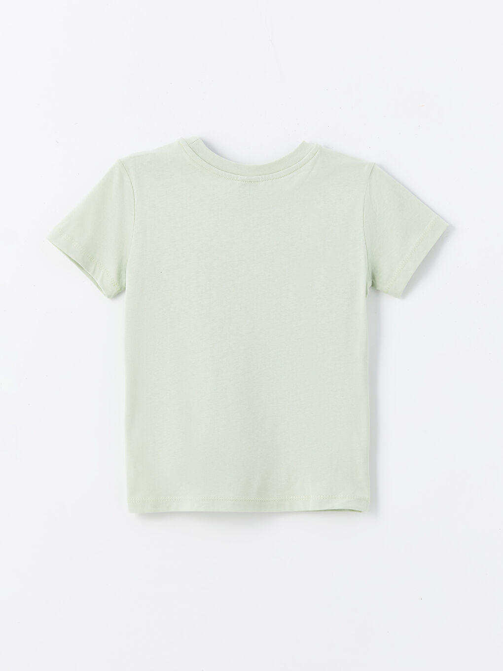 მრგვალი საყელო ნაბეჭდი მოკლე სახელო ბიჭებისთვის მაისური-1