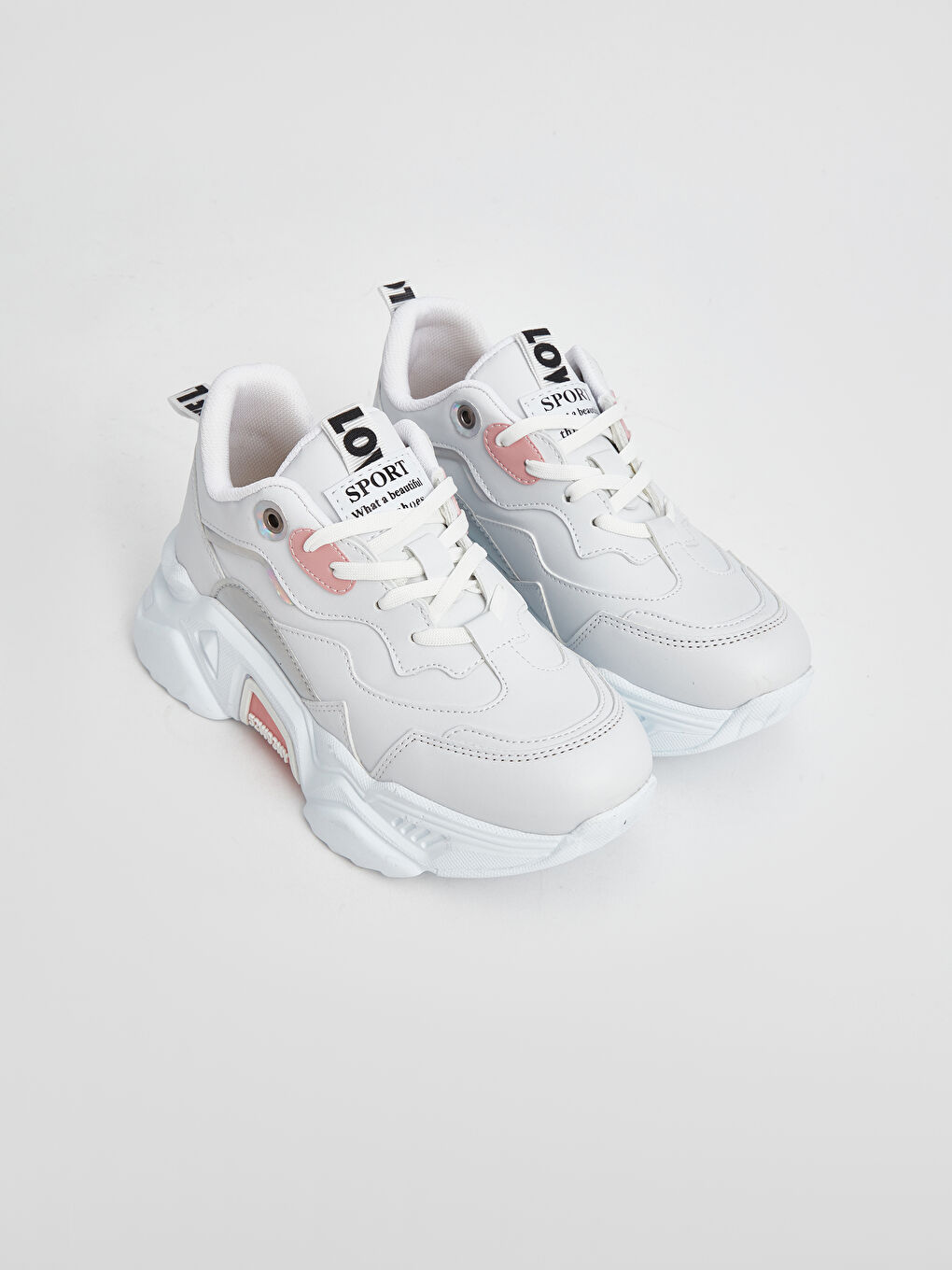 Bağcıklı Kadın Aktif Spor Ayakkabı