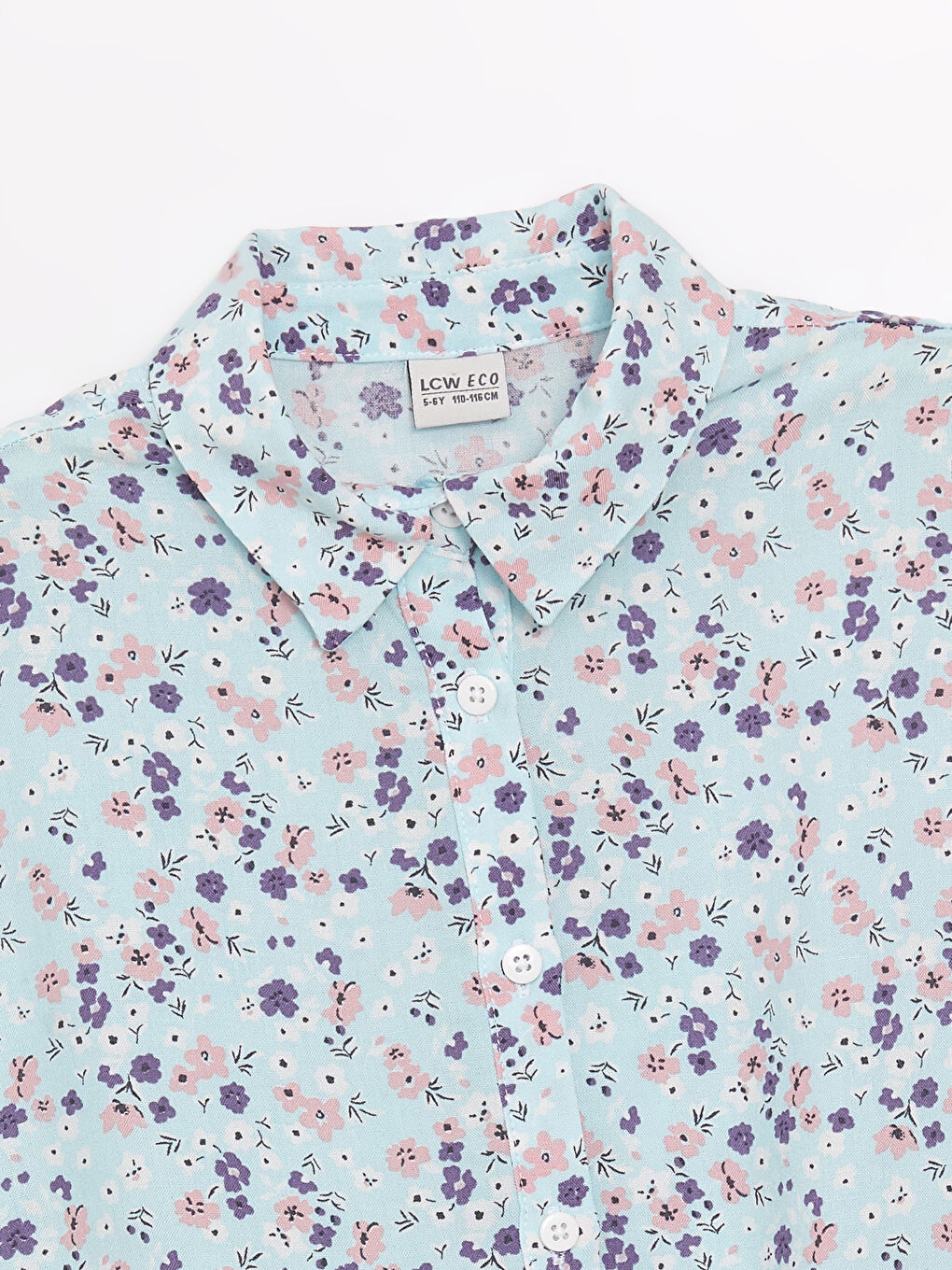 Floral Girls' Shirt-1