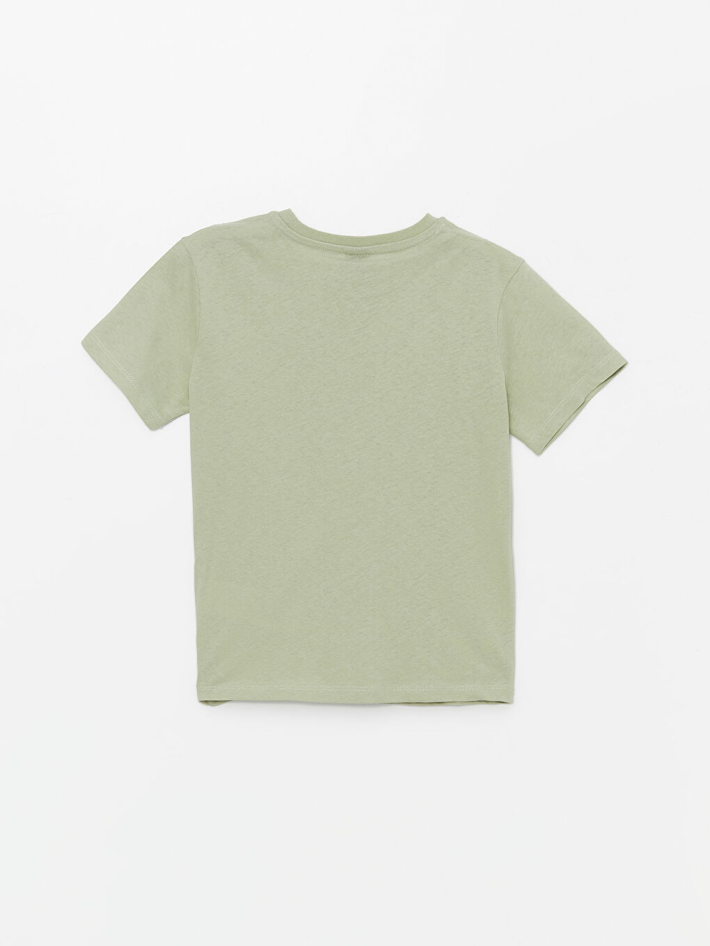 Crew Neck Printed Short Sleeve Boys' T-Shirt-1