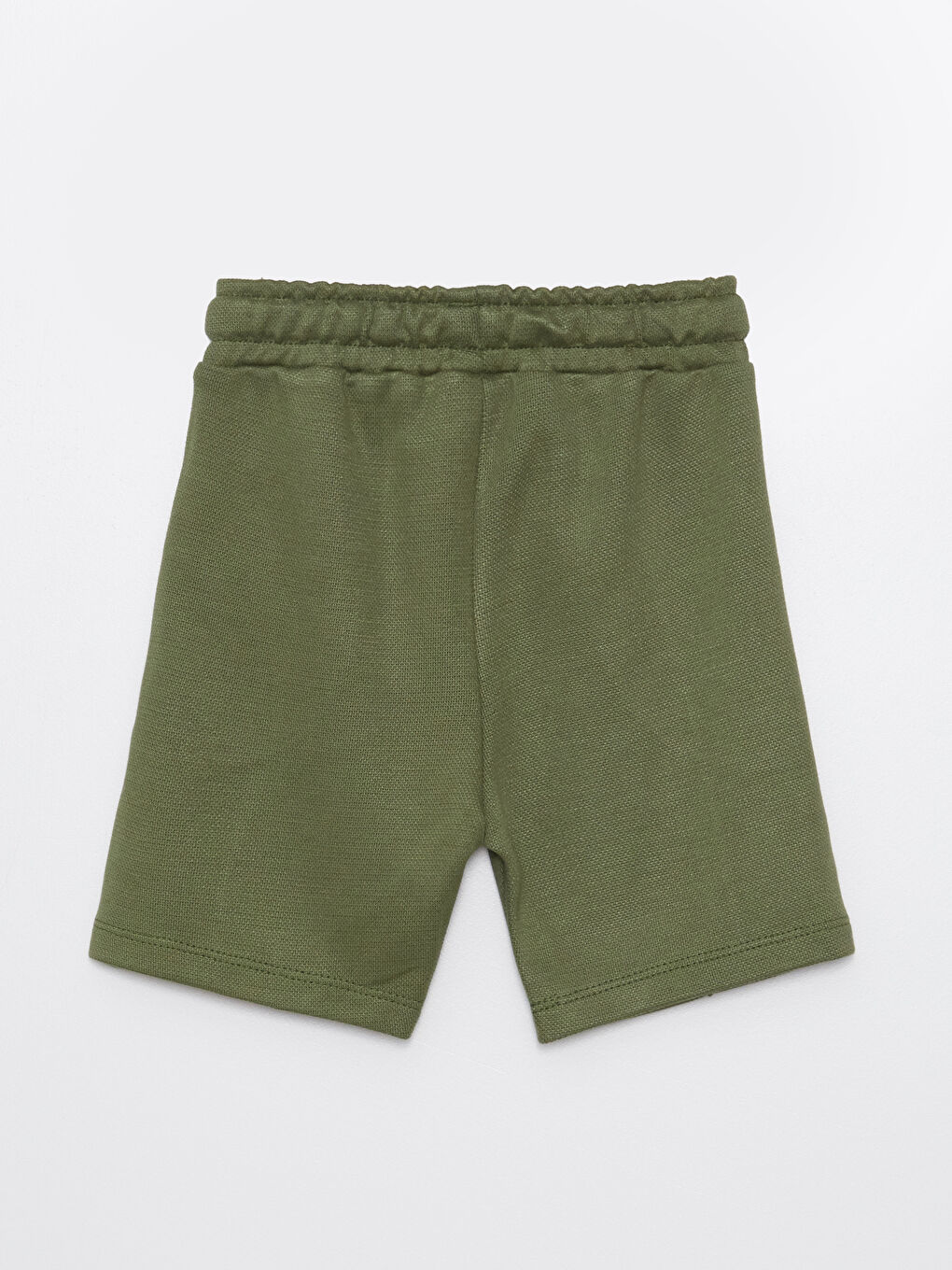 Haki Polo Yaka Nakışlı Erkek Bebek Tişört ve Şort 2'li Takım-6