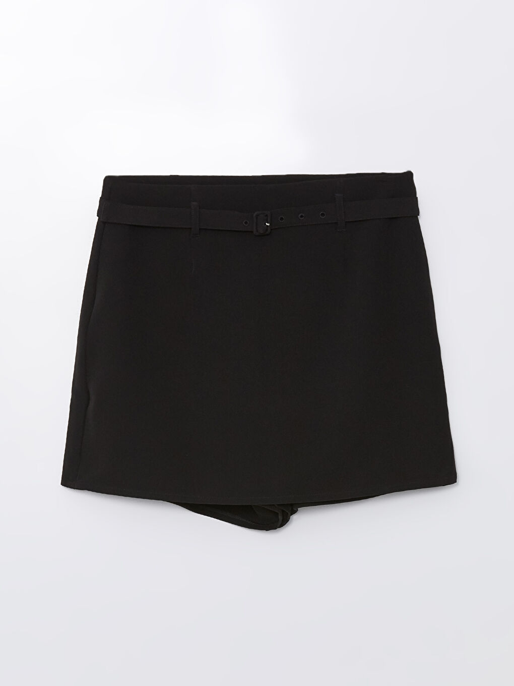 Women's Plain Skort with Zippered Waist -S4JN95Z8-CVL