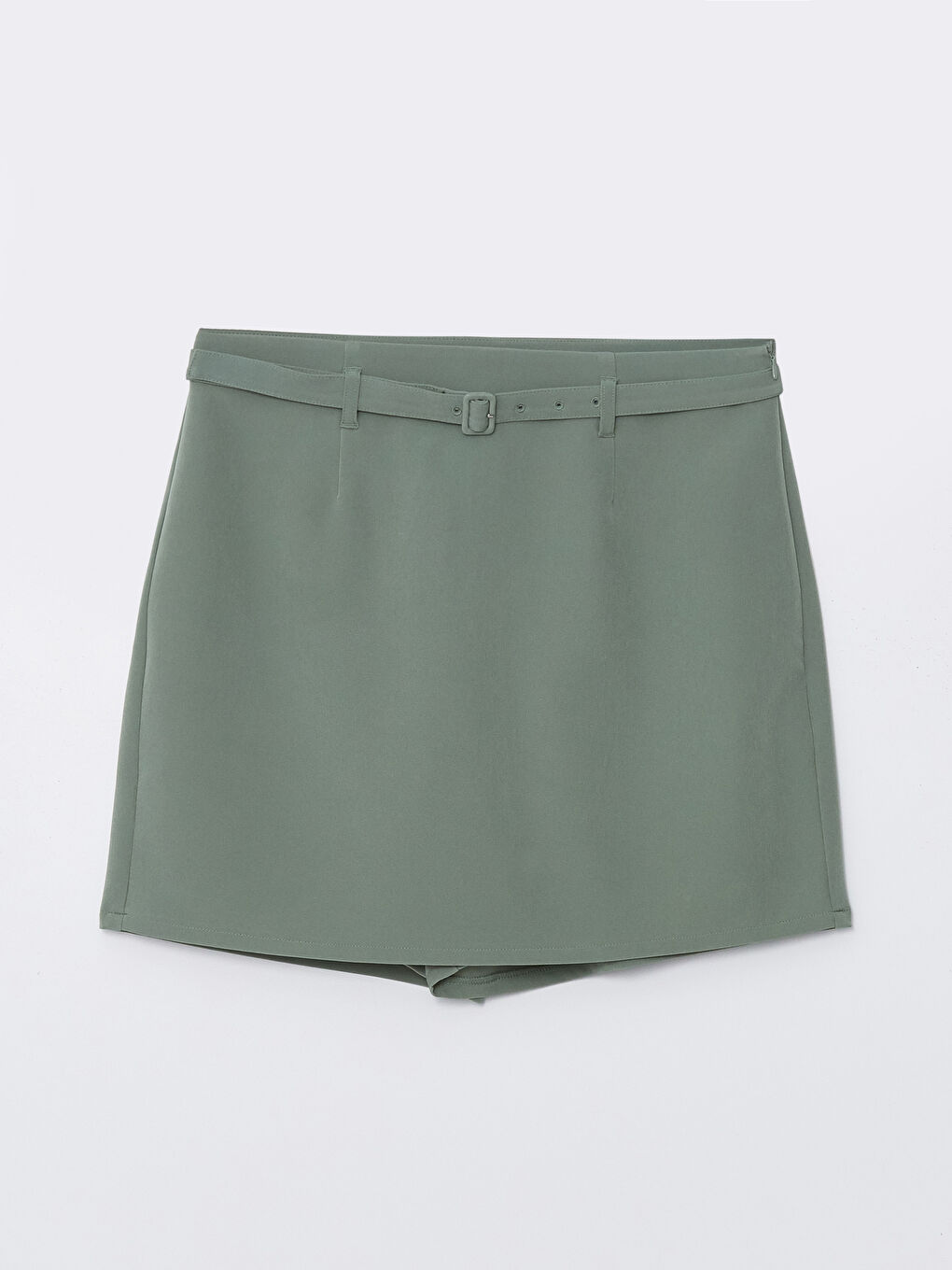 Women's Plain Skort with Zippered Waist -S4JN95Z8-Y3W