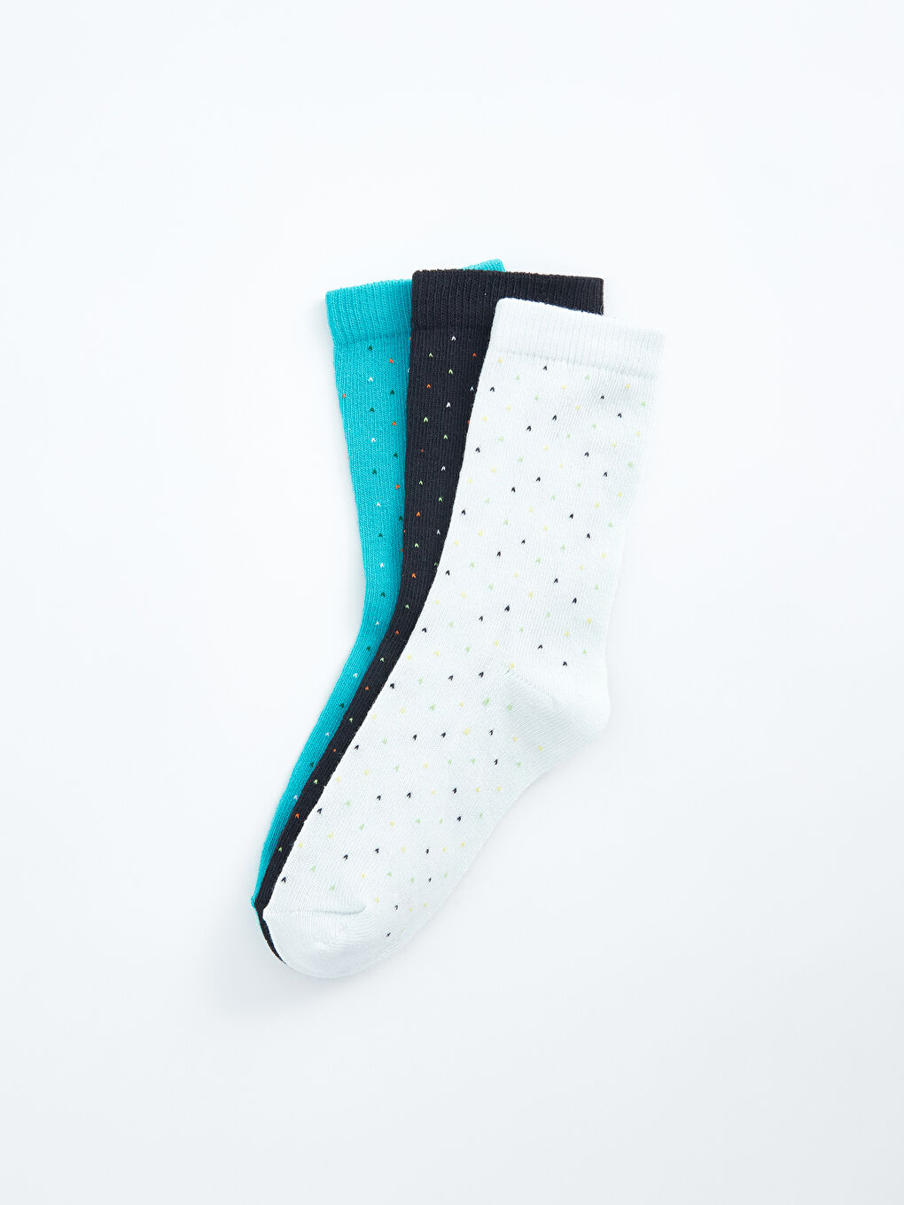 Patterned Boys' Ankle Socks 3-pack -S4JO04Z4-F22