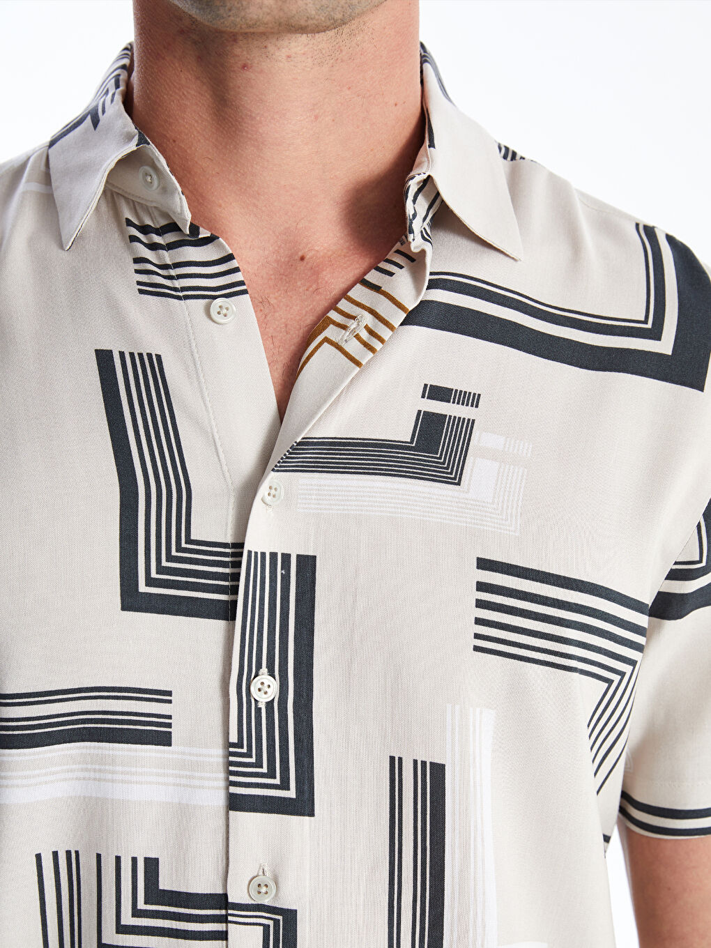 Chemise en Viscose Régulier pour Hommes-3