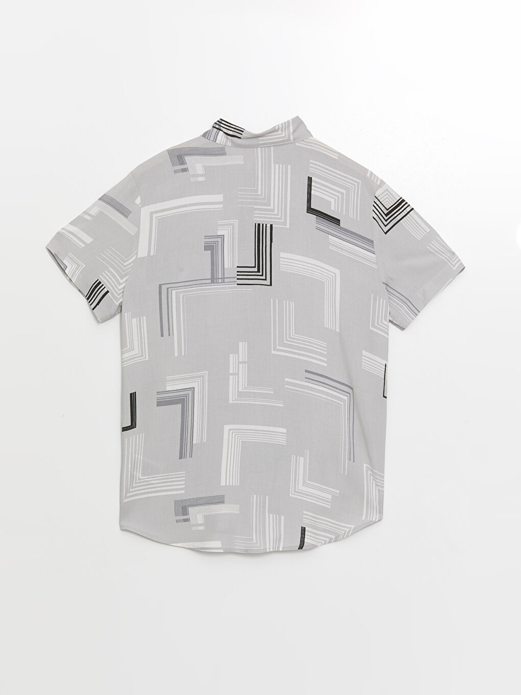 Ерлерге арналған вискоза стандартты пішім жейде-6