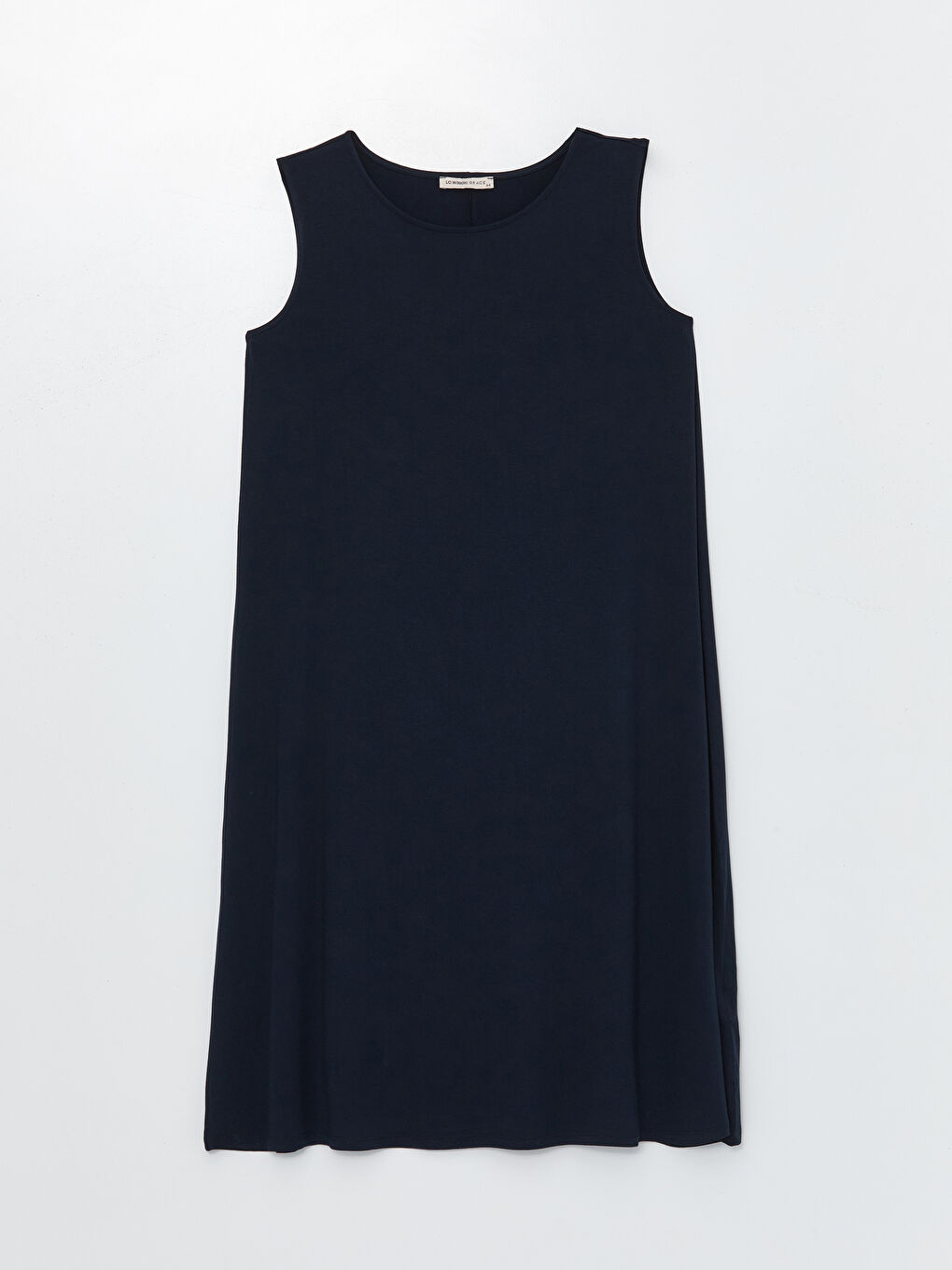Crew Neck Plain A Form Women's Dress -S4JO85Z8-E1J