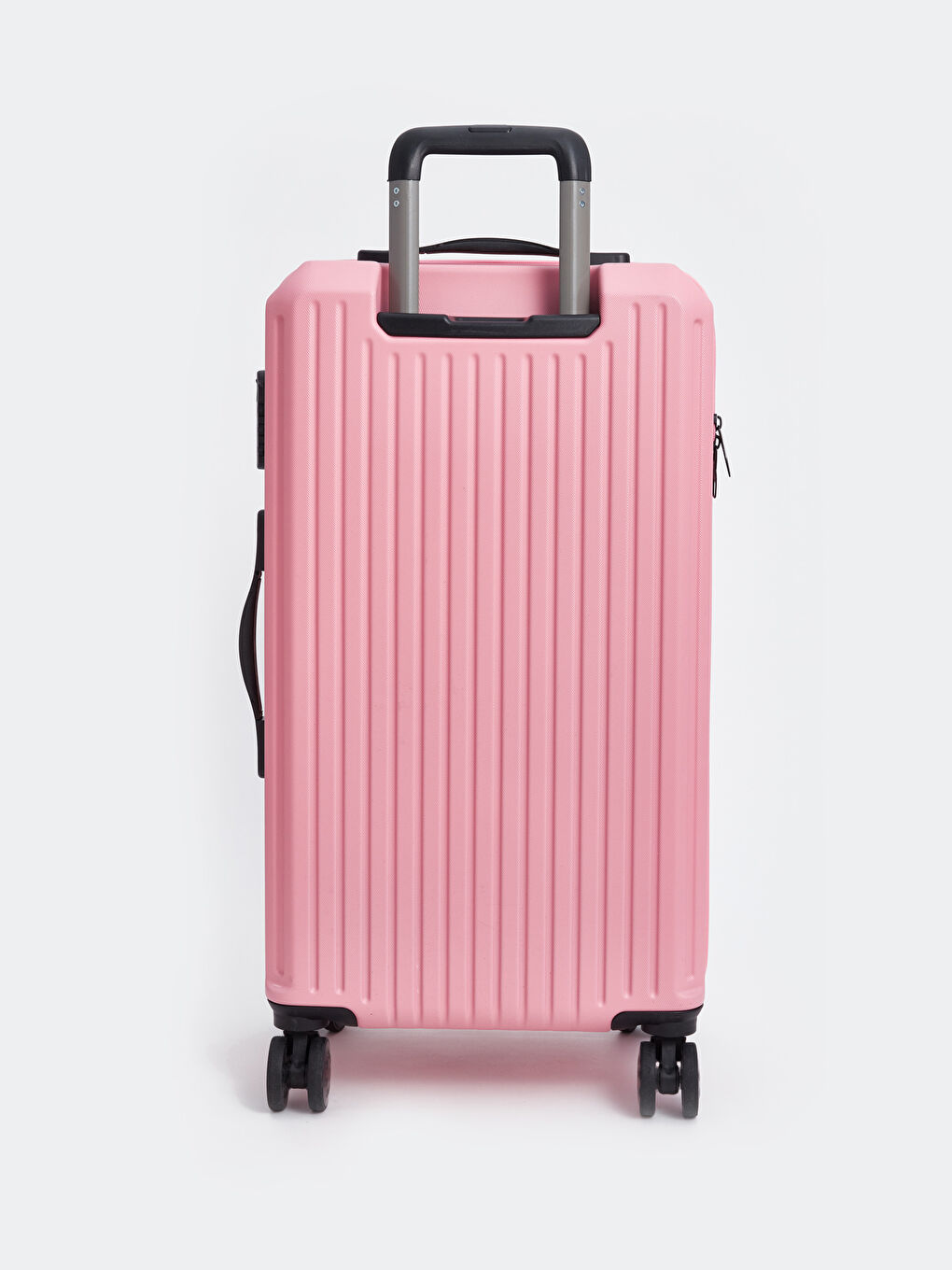 Pembe Kilit Detaylı Büyük Boy Valiz-2