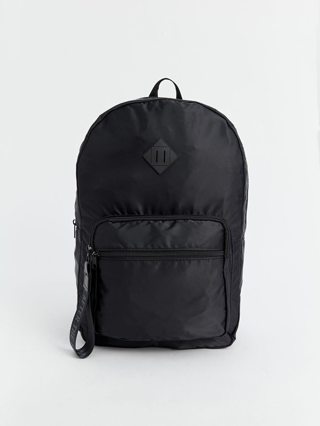 Siyah Düz Laptop Bölmeli Erkek Sırt Çantası-2