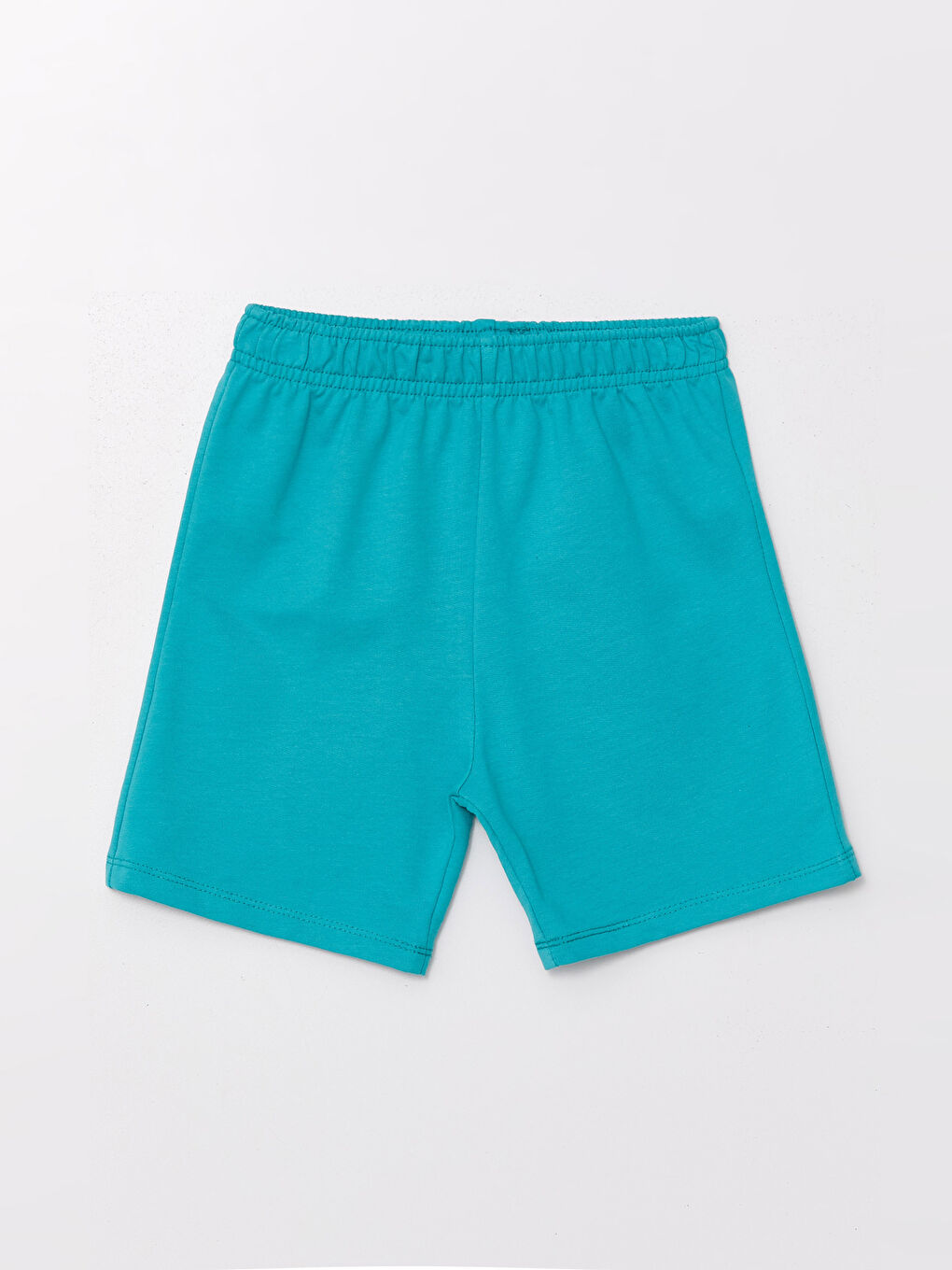 Turkuaz Beli Lastikli Basic Erkek Çocuk Şort