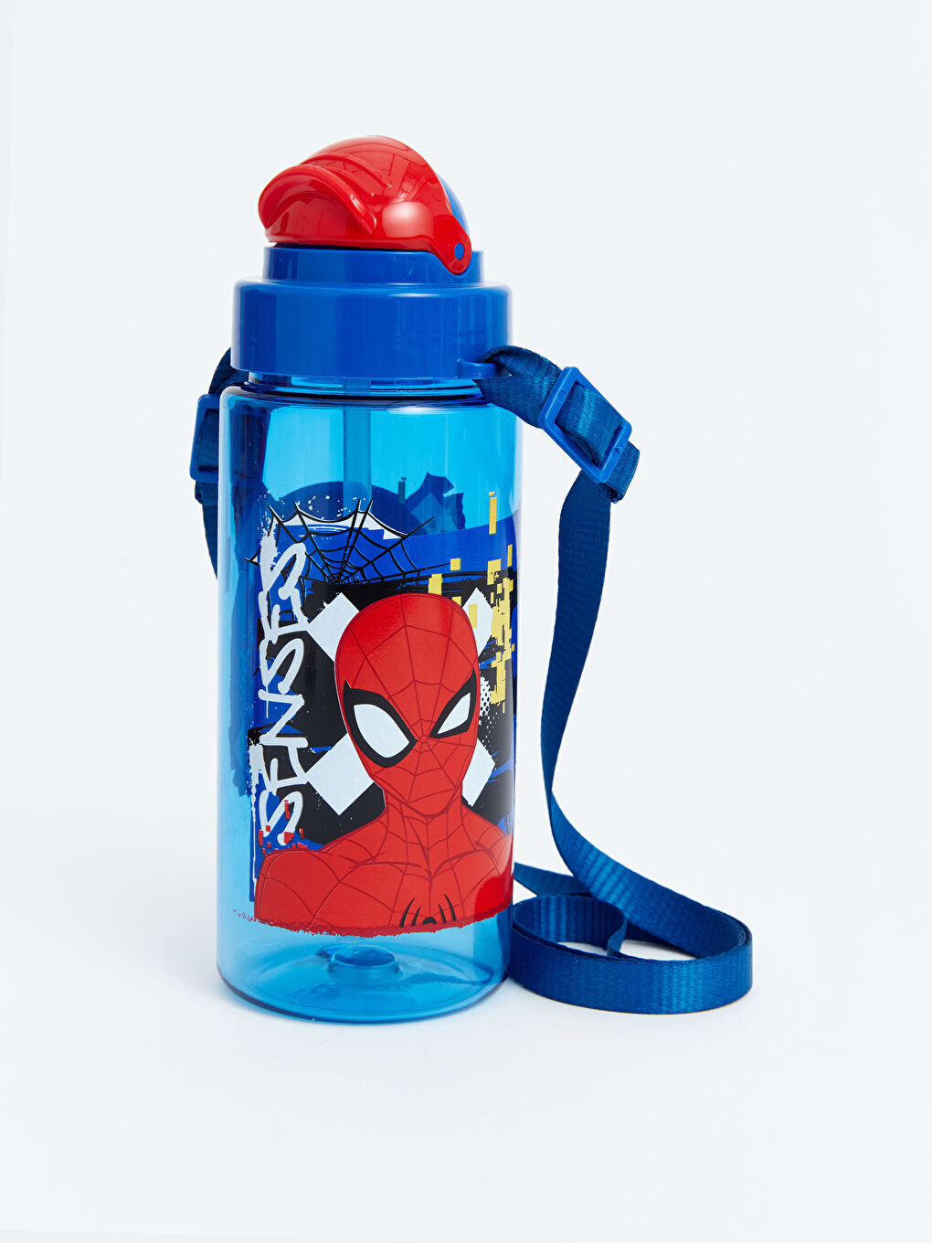 LCW ACCESSORIES Spiderman Printed Straw Water Bottle 500 ml -S4JP53Z4-QBC