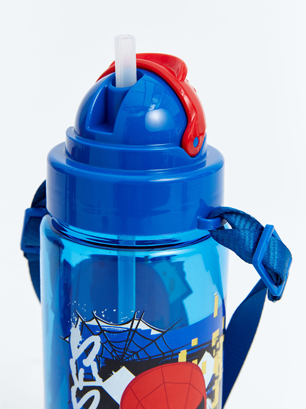 LCW ACCESSORIES Spiderman Printed Straw Water Bottle 500 ml -S4JP53Z4-QBC
